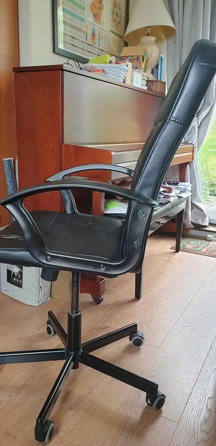 Photo of free Black, Ikea office chair (Guildford GU2) #4