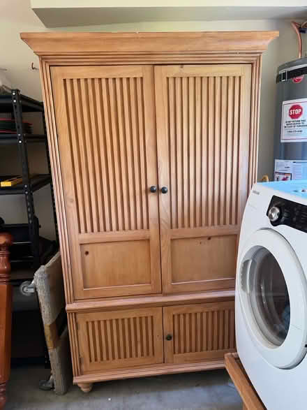 Photo of free TV / video cabinet (Pleasant Valley Road Aptos) #2