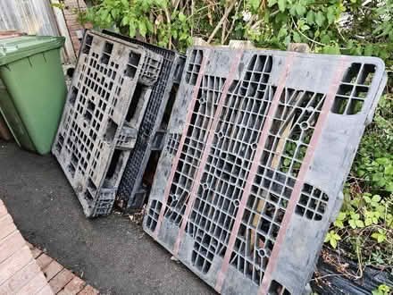 Photo of free Three large, heavy USA 'plastic' pallets (Dorridge B93) #1