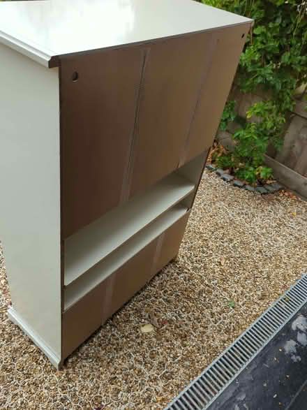Photo of free IKEA Liatorp White/Cream Cabinet W:95cm,H:136cm,D:36cm (Saltney CH4) #3