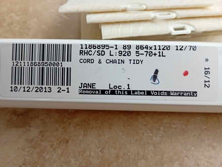 Photo of free Cream vertical blind (Stroud GL5) #4