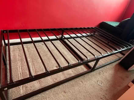 Photo of free Single bed frame and mattress S8 (Woodseats S8) #1