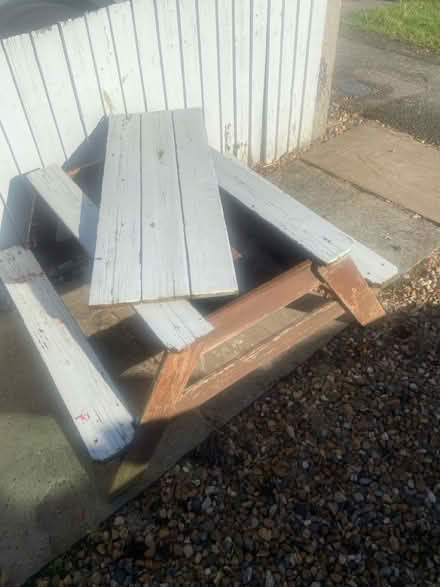 Photo of free Kids picnic bench/sand pit (AL3 St Albans) #1