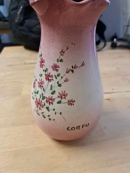 Photo of free Pink vase with floral design (Montpelier BS6) #1