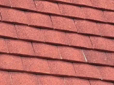 Photo of free Wimpey Cement 1970s house tiles red about 60 of (Knebworth SG3) #1