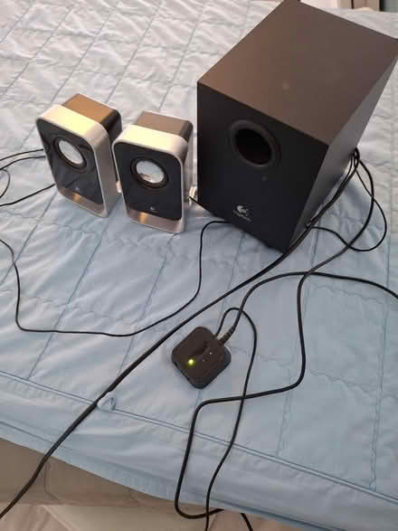 Photo of free Logitech Computer Speakers (CR0) #1