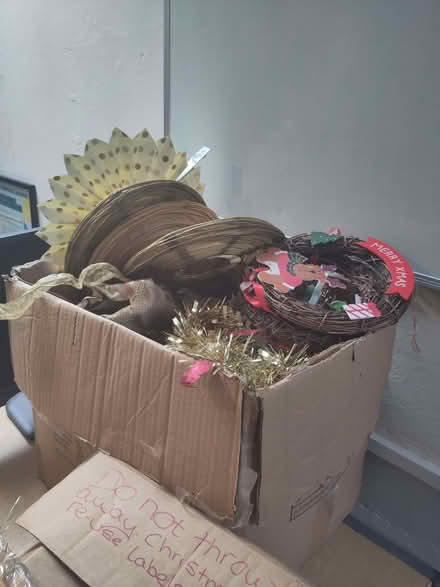 Photo of free Plastic Christmas tree & decorations (Digbeth B5) #2