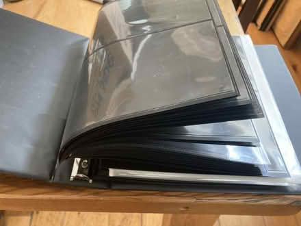 Photo of free 2.5" binder w/ 83 Collector Sleeves (Ashdale, S. of Gerrard Library) #1