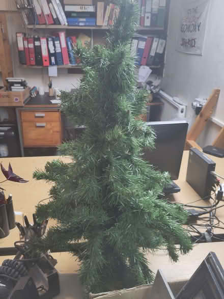 Photo of free Plastic Christmas tree & decorations (Digbeth B5) #1