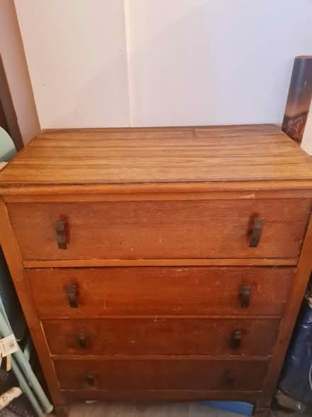 Photo of free Vintage chest of Drawers + mirror (Harlesden) #2