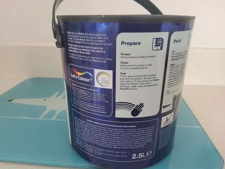 Photo of free Dulux cornflower white Silk for walls & ceiling 2.5L (Upton CH2) #2