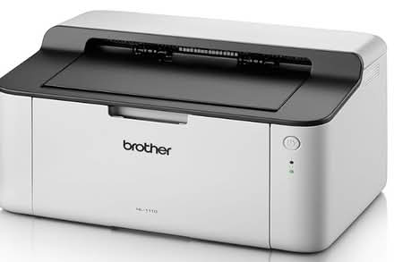 Photo of black and white computer printer (Dukinfield SK16) #1