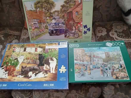 Photo of free 3 -500 piece jigsaws (Kempston MK42) #1