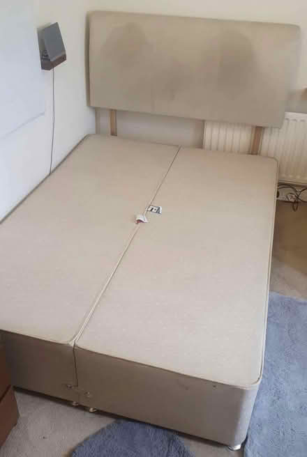 Photo of free Double divan bed and headboard (Preston Road BN1 6) #1
