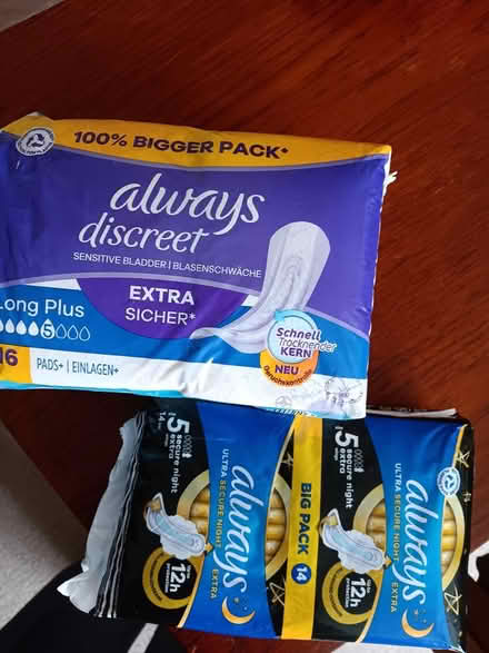 Photo of free Always Pads Large (Chipping Ongar CM5) #1