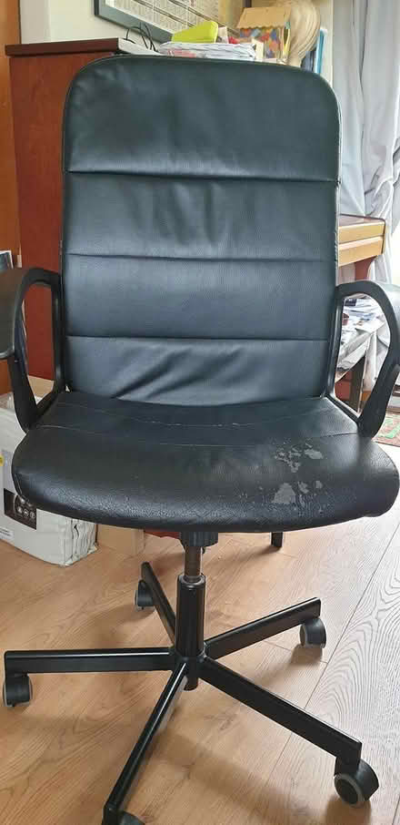 Photo of free Black, Ikea office chair (Guildford GU2) #3