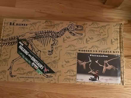 Photo of free large wood dinosaur 3D puzzle (East Boulder) #1