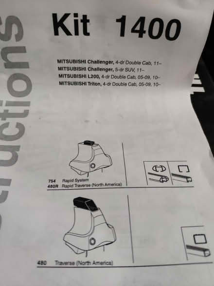 Photo of free Thule roof rack mounting kit (M34 Haughton Green) #1