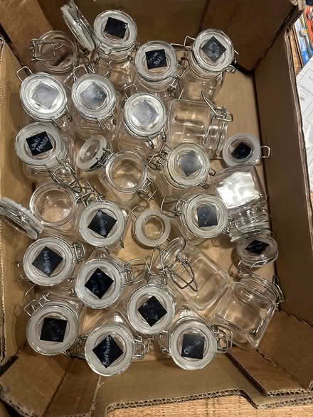 Photo of free Large box of mini kilner style jars (Chorlton M21) #1