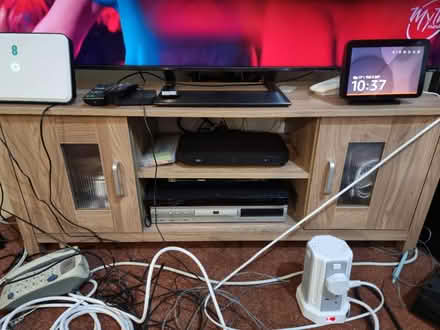 Photo of free Ash wood effect TV stand (stroud green N4) #1