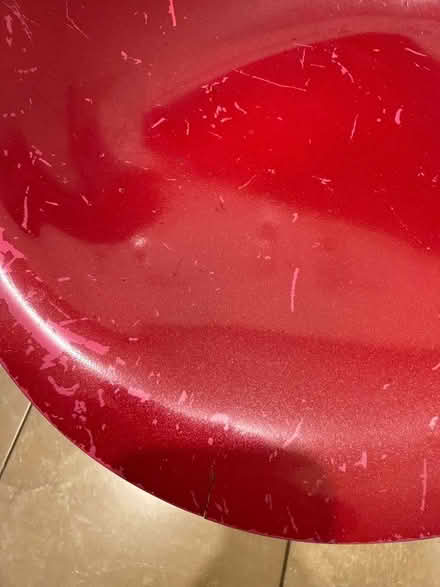 Photo of free Red stool height adjusts (Allestree, DE22) #2