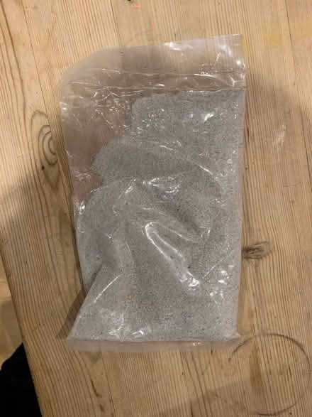 Photo of free Decorative sand pale grey 1lb (Buntingford SG9) #1