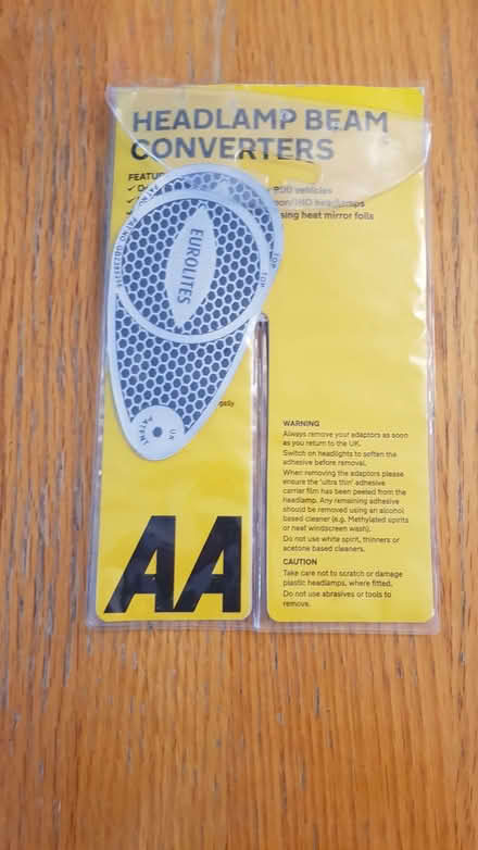 Photo of free Europe headlamp beam converters (Royston SG8) #1