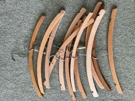 Photo of free Wooden Coat Hangers (Oxenholme LA9) #1