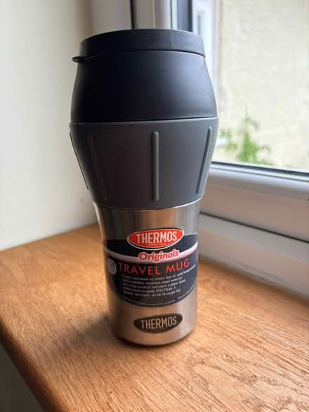 Photo of free Reusable Thermos Travel mug (Stone Cross BN23) #2
