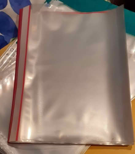 Photo of free A4 binder pockets (Beulah Hill CR7) #1