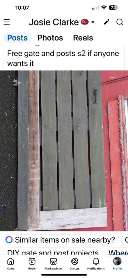 Photo of free Gate n posts (Arbourthorne S2) #1