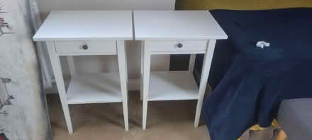 Photo of free Ikea white bedside cabinet × 2 (CT10 2LB) #1