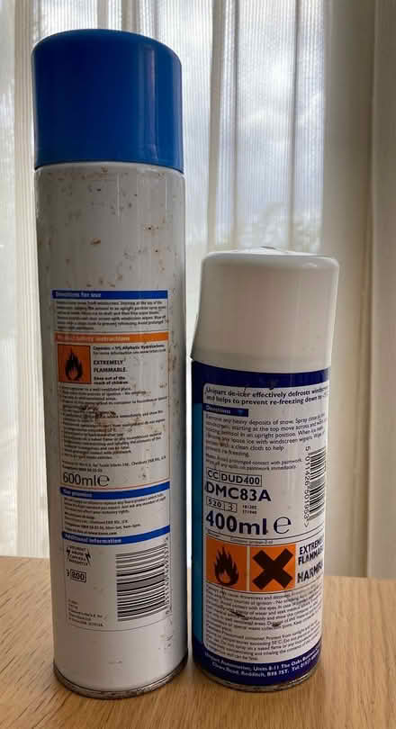 Photo of free 2 x cans of de-icer (GMV SE10) #2