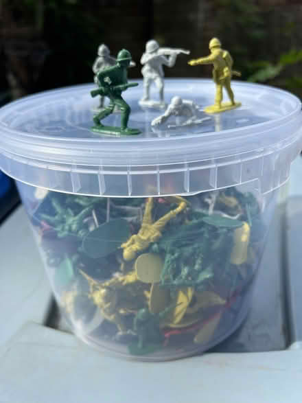 Photo of free Battle-worn army of toy soldiers (Ducklington OX29) #3