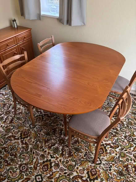 Photo of free Gate Leg Table and 4 Chairs (DA11) #1