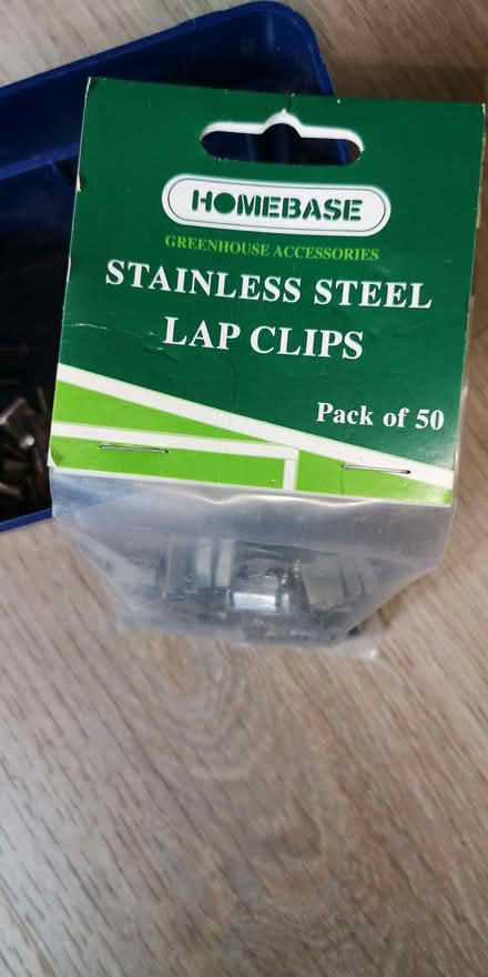Photo of free Green House Glass Clips - Stainless Steel Lap Clips (Radford CV6) #2