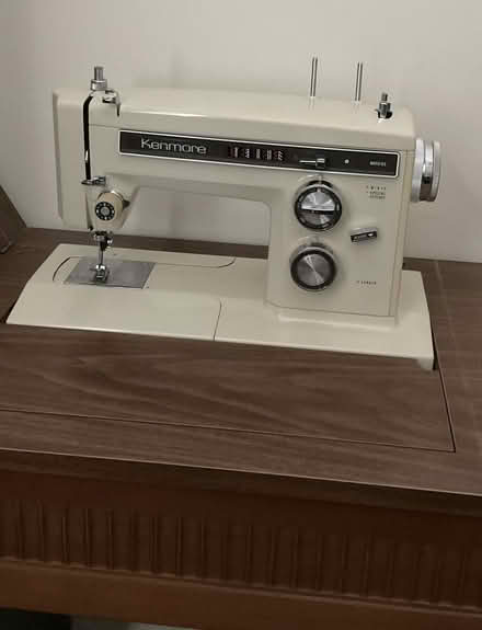 Photo of free sewing machine & storage table (Orleans ON) #2