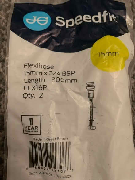 Photo of free Flexi hose plumbing pipe (North Shields NE30) #2