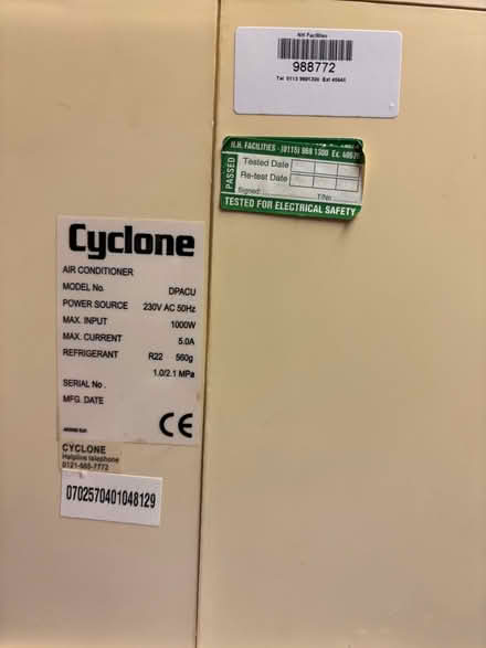 Photo of free Air conditioning unit (Ruddington) #4