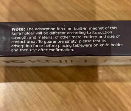 Photo of free Magnetic knife holder (Twickenham TW2) #4