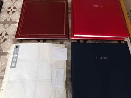 Photo of free Four large format photo albums & spare pages (Buckhurst Hill IG9) #1
