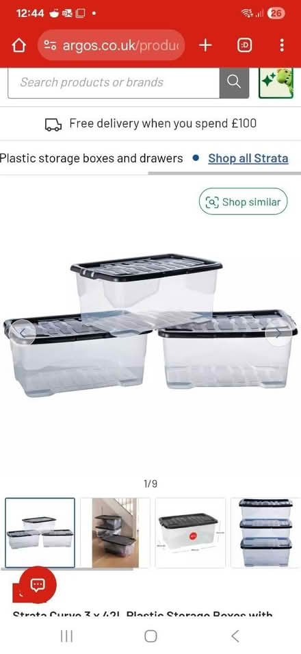 Photo of Plastic storage boxes (Croydon) #1
