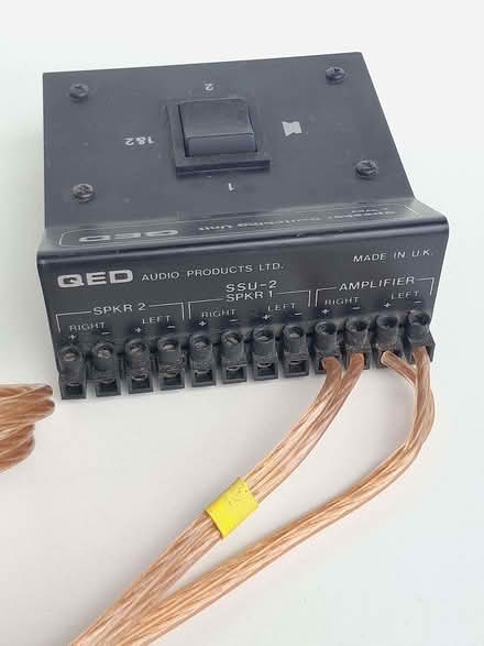 Photo of free QED 2-way speaker switching unit (Chineham RG24) #2