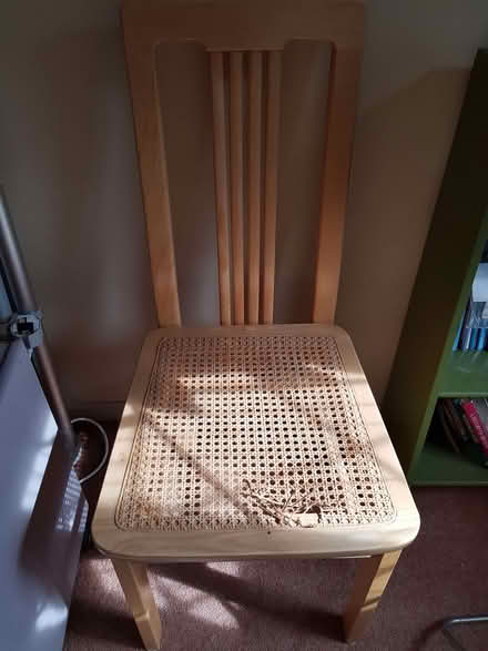 Photo of free 2 dining chairs needing repair (Sprowston NR6) #1