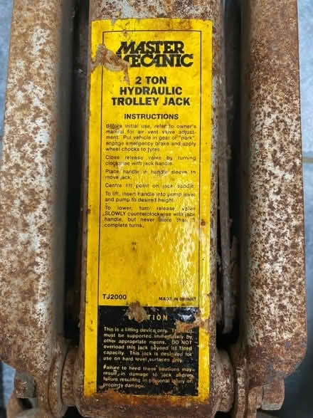 Photo of free Trolley jack (Runcton PO20) #3