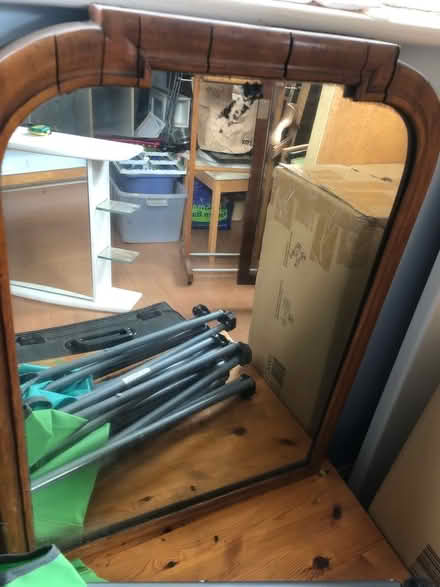 Photo of free Wood framed mirror (Ball Hill CV2) #1