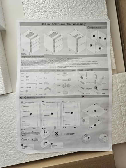 Photo of free Brand new drawer unit (Handsworth) #3