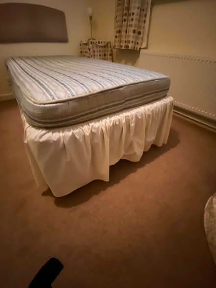 Photo of free Single Divan Bed with Mattress (No Fire Safety Labels) (Baswich ST17) #1