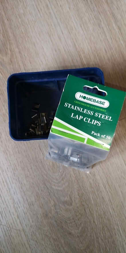 Photo of free Green House Glass Clips - Stainless Steel Lap Clips (Radford CV6) #1
