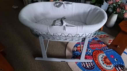 Photo of free Wicker Moses Basket (Loughborough LE11) #1